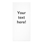 Blauer Weihnachtsbaum Werbekarte (Hinten)