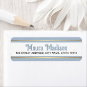 Blauer Weihnachtsurlaub Rücksendeadresse (Insitu)