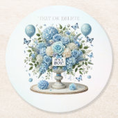 Blauer Weißer Blumenvase Untersetzer (Vorderseite)