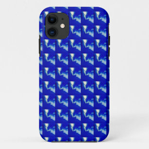 blauer weißer Kasten Case-Mate iPhone Hülle