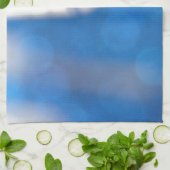Blauer weißer Lichteffekt Küchentuch (Gefaltet)
