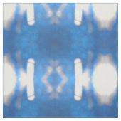 Blauer weißer Lichtreflektor Stoff (Muster)