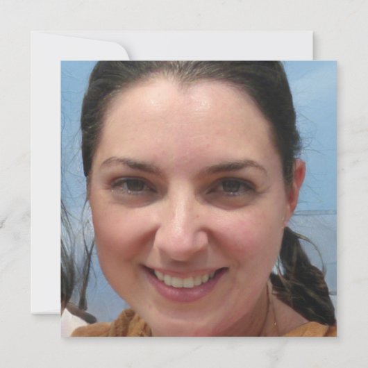 Blauer weißer Schmetterling-Foto zum Tode Jubiläum Einladung (Rückseite)