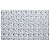 Blauer weißer Streifenzickzack des Seeankersteuers Stoff (Yard (91,4 cm))