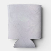 Blauer Weißer Wasserfarben Blütenblume 100. Geburt Dosenkühler (Rückseite)