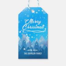 Blauer Weißschnee Friedlicher Wald Frohe Weihnacht