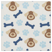 Blauer Welpenhund  Stoff (Nahaufnahme)