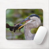 Blauer Wels Mousepad (Mit Mouse)