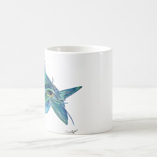 Blauer Wels-Tasse Kaffeetasse (Mittel)