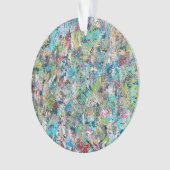 Blauer Wiesenschmuck Ornament (Vorderseite)