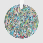 Blauer Wiesenschmuck Ornament (Vorderseite)