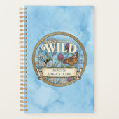 Blauer Wildgartenplaner – Individuelles Tagebuch (Vorderseite)