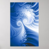 Blauer Wind Poster (Vorne)