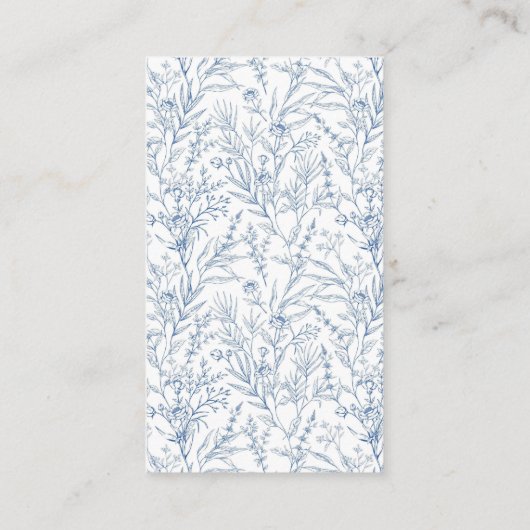 Blauer Windschutzscheibe für Babydusche Gezeichnet Begleitkarte (Rückseite)