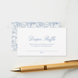 Blauer Windschutzscheibe für Babydusche Gezeichnet Begleitkarte