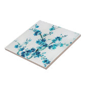 Blauer Winter | Benutzerdefinierte Keramik Fliese (Seite)