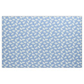 Blauer Winter-Eisbär Stoff (Fat Quarter (45,7 x 55,9 cm))