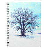 Blauer Winter Notizblock (Vorderseite)