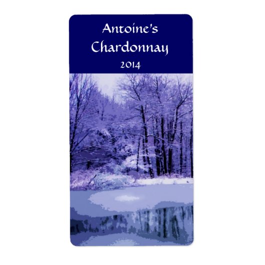 Blauer Winter-Wald (Vorne)