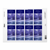 Blauer Winter-Wald (Vorne)