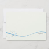 Blauer Wirbel Einladung (Rückseite)