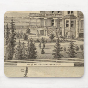 Blauer Wohnsitz, Bauernhof Mousepad