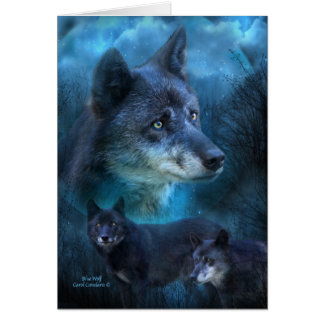Blauer Wolf ArtCard