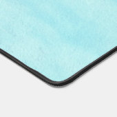 Blauer Wolf auf Schnee Schreibtischunterlage (Ecke)