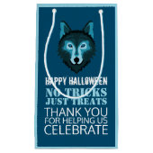 Blauer Wolf, Halloween-Party Kleine Geschenktüte (Vorderseite)