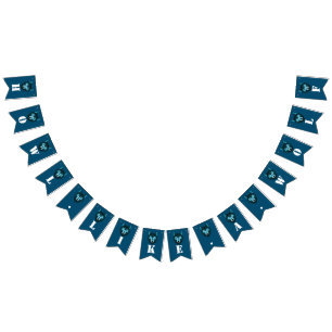 Blauer Wolf, Halloween-Party Wimpelkette