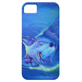 Blauer Wolf iPhone 5/5S kundenspezifischer Case-Mate iPhone Hülle