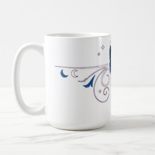 Blauer Wolf Kaffeetasse (Links)