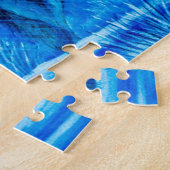 Blauer Wolf Puzzle (Seite)