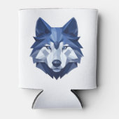 Blauer WolfDog 4 Dosenkühler (Vorderseite)