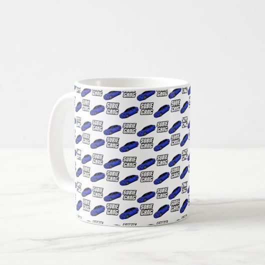 Blauer Wrx Kaffeetasse (Vorderseite Links)