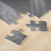 Blauer Zahnarzt Blume in Schwarz und Weiß Puzzle (Seite)