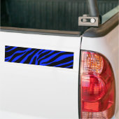 Blauer Zebra Autoaufkleber (Auf Lkw)