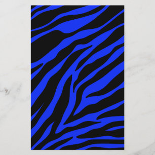 Blauer Zebra Briefpapier