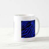 Blauer Zebra Kaffeetasse (VorderseiteRechts)