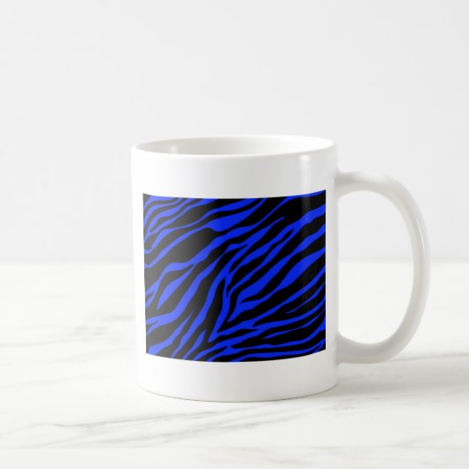 Blauer Zebra Kaffeetasse (Rechts)