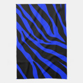 Blauer Zebra Küchentuch (Vertikal)