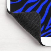 Blauer Zebra Mousepad (Ecke)