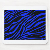 Blauer Zebra Mousepad (Vorne)