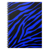 Blauer Zebra Notizblock (Vorderseite)