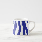 Blauer Zebra-Tasse Espressotasse (Rechts)