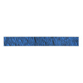 Blauer Zebra-Tierdruck-Band Ripsband (Vorderseite)