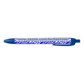 Blauer Zebradruck lycheerose Stift (Unterseite)