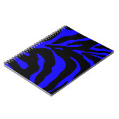 Blauer Zebrastreifen Notizblock (Linke Seite)