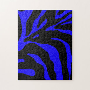 Blauer Zebrastreifen Puzzle