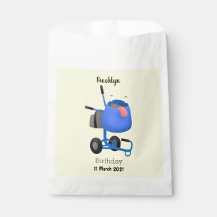 Blauer Zementmischer Cartoon Geschenktütchen